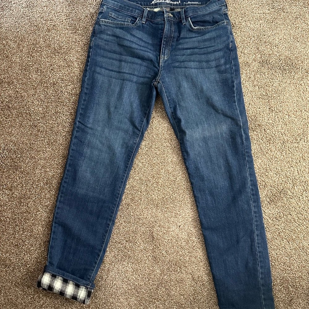 Eddie Bauer Dark Blue Women's Flare Jeans